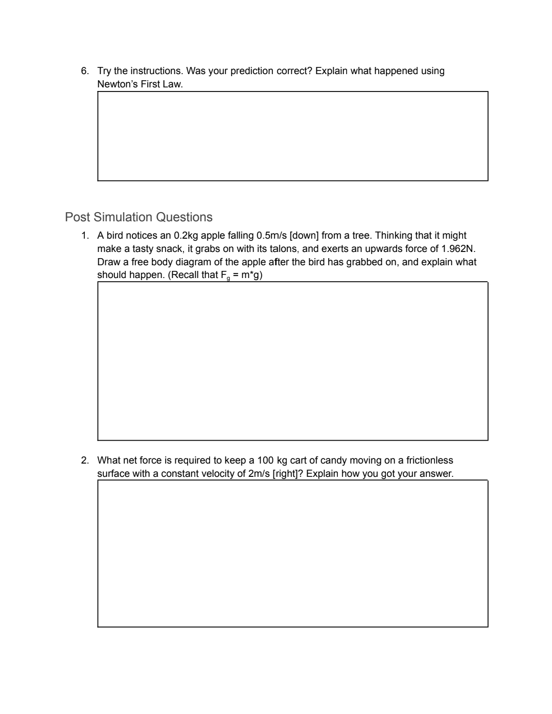 to the storage and set the cart back to the start 0