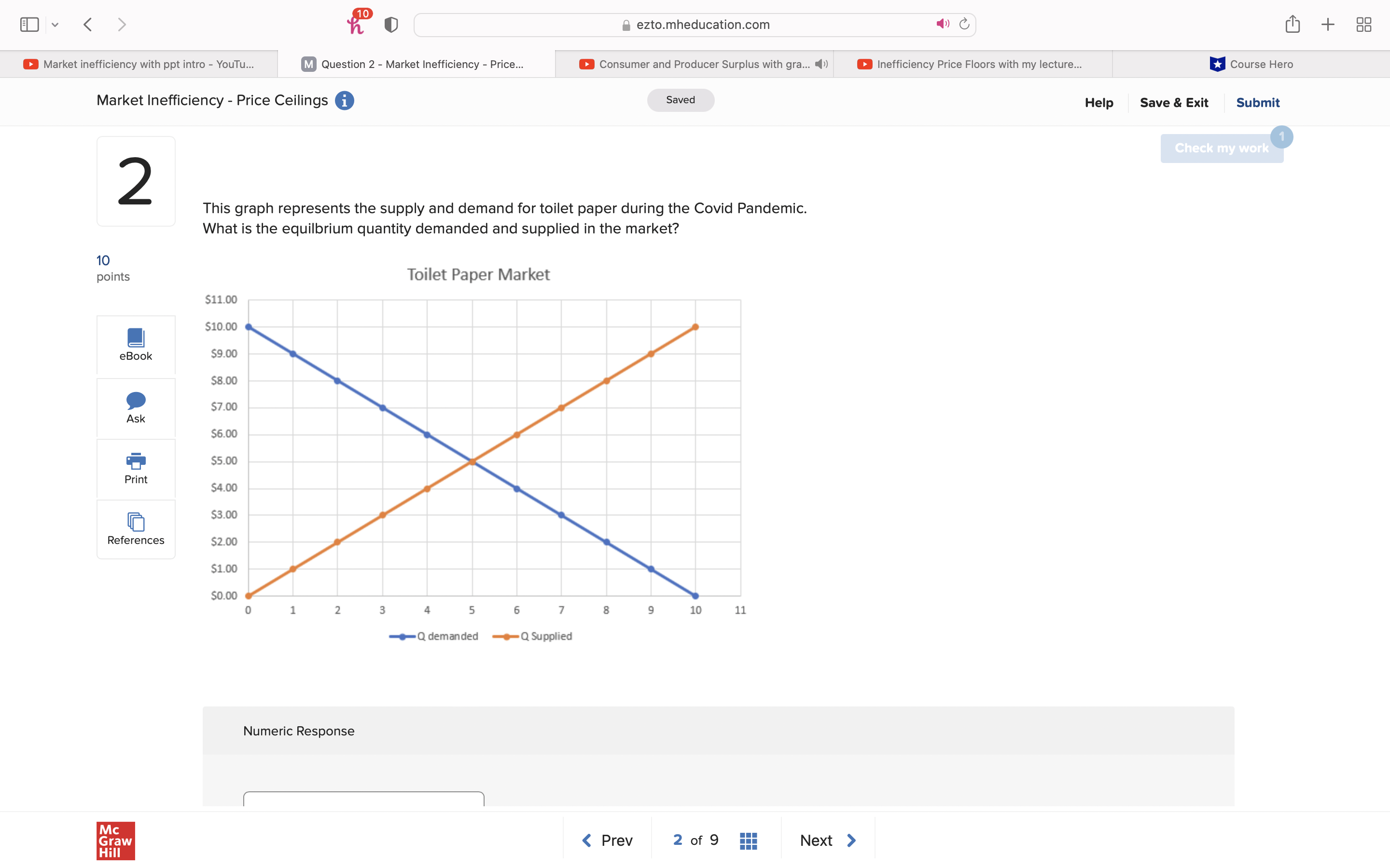 ppt intro - YouTube M Question 1 - Market Inefficiency - Price