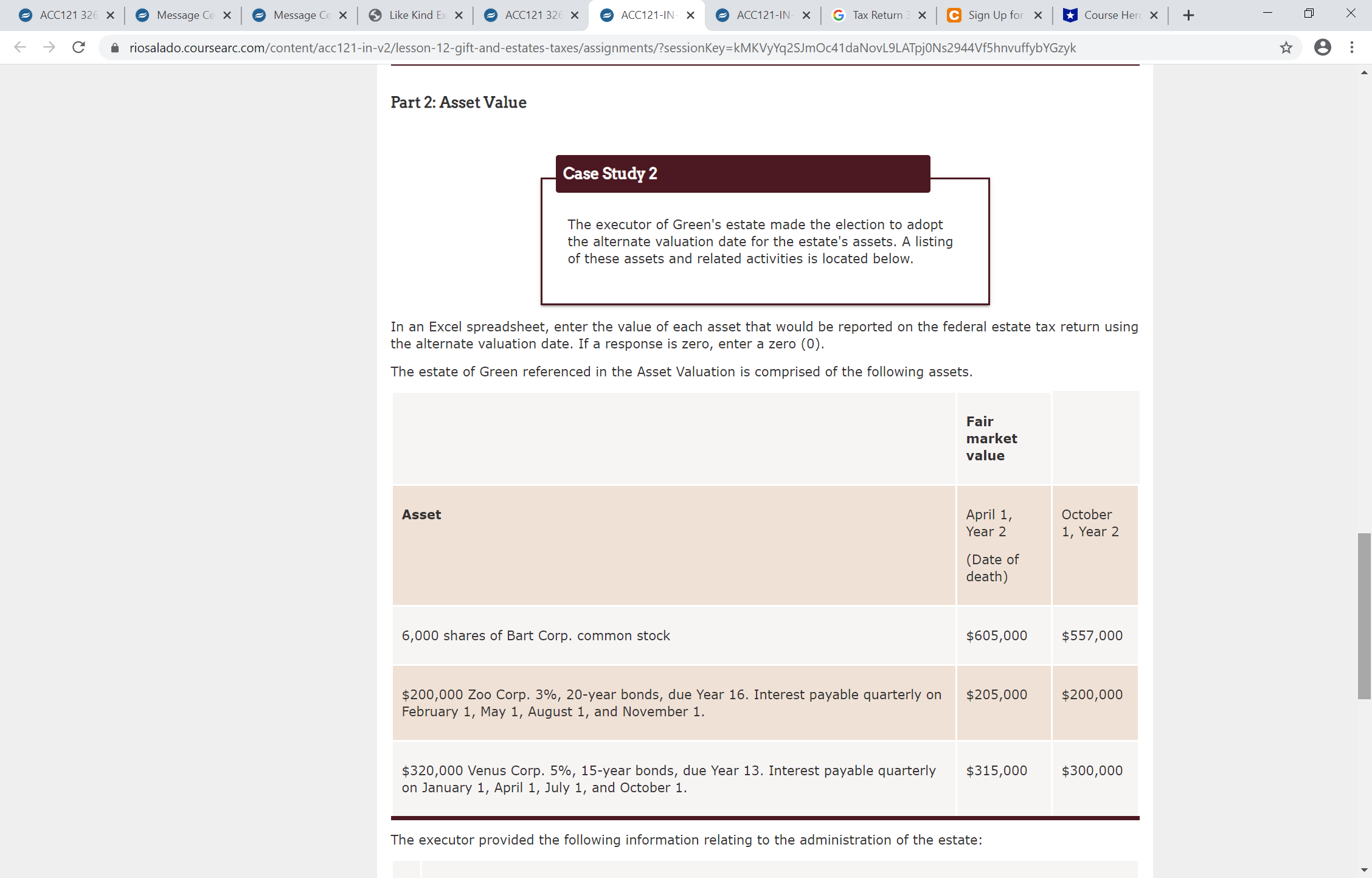 do I need to calculate?. Thank you. ACC121 326 X Message Ce