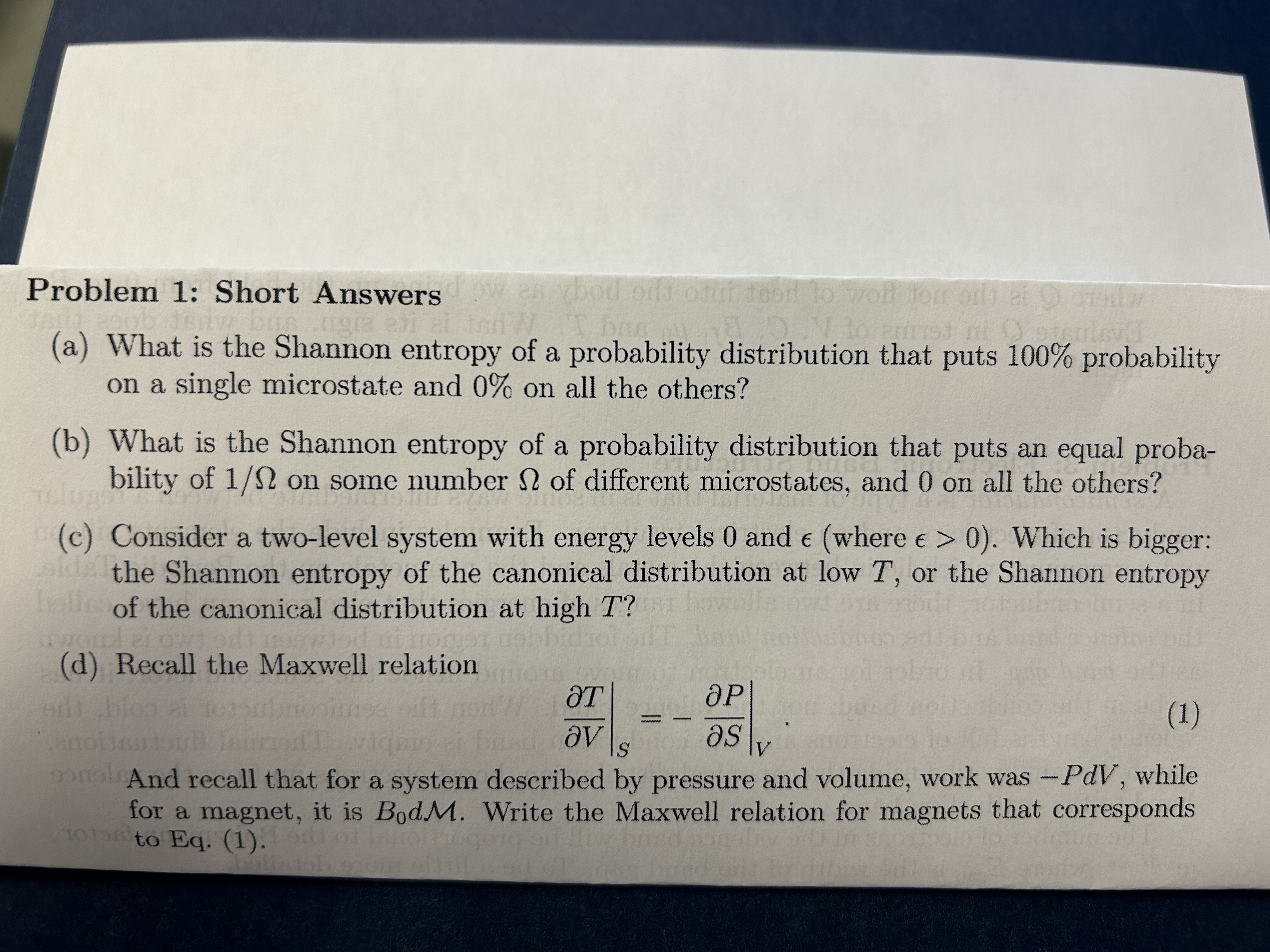 Can I get the solution for this Engineering physics problem? The subject