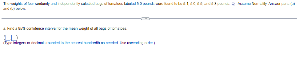 bags of oranges, each bag labeled 10 pounds, and weighed the bags.