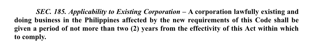 insurance companies under their supervision and regulation. SEC. 185. Applicability to Existing