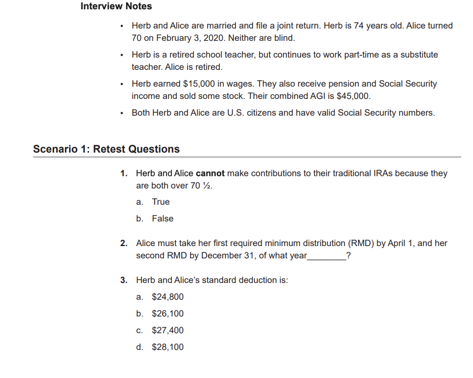 . Herb earned $15,000 in wages. They also receive pension and Social