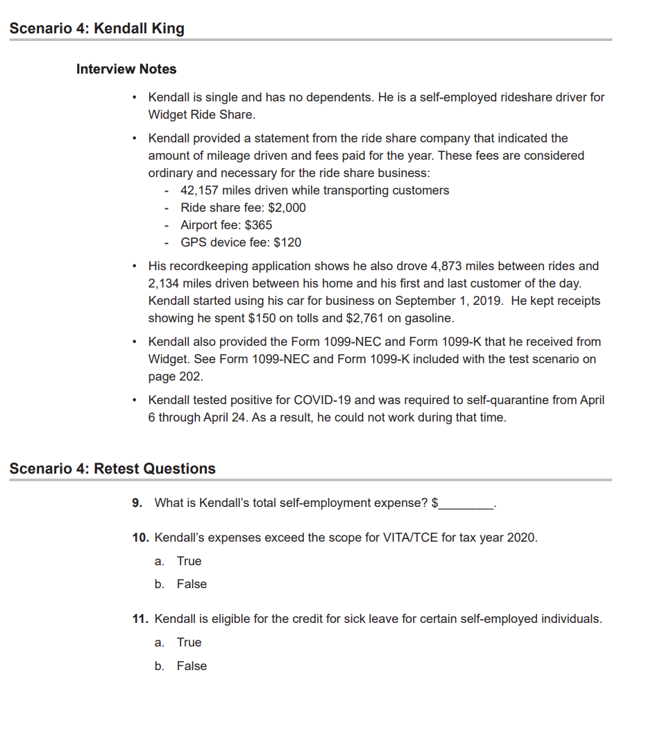 numbers. Scenario 1: Retest Questions 1. Herb and Alice cannot make contributions