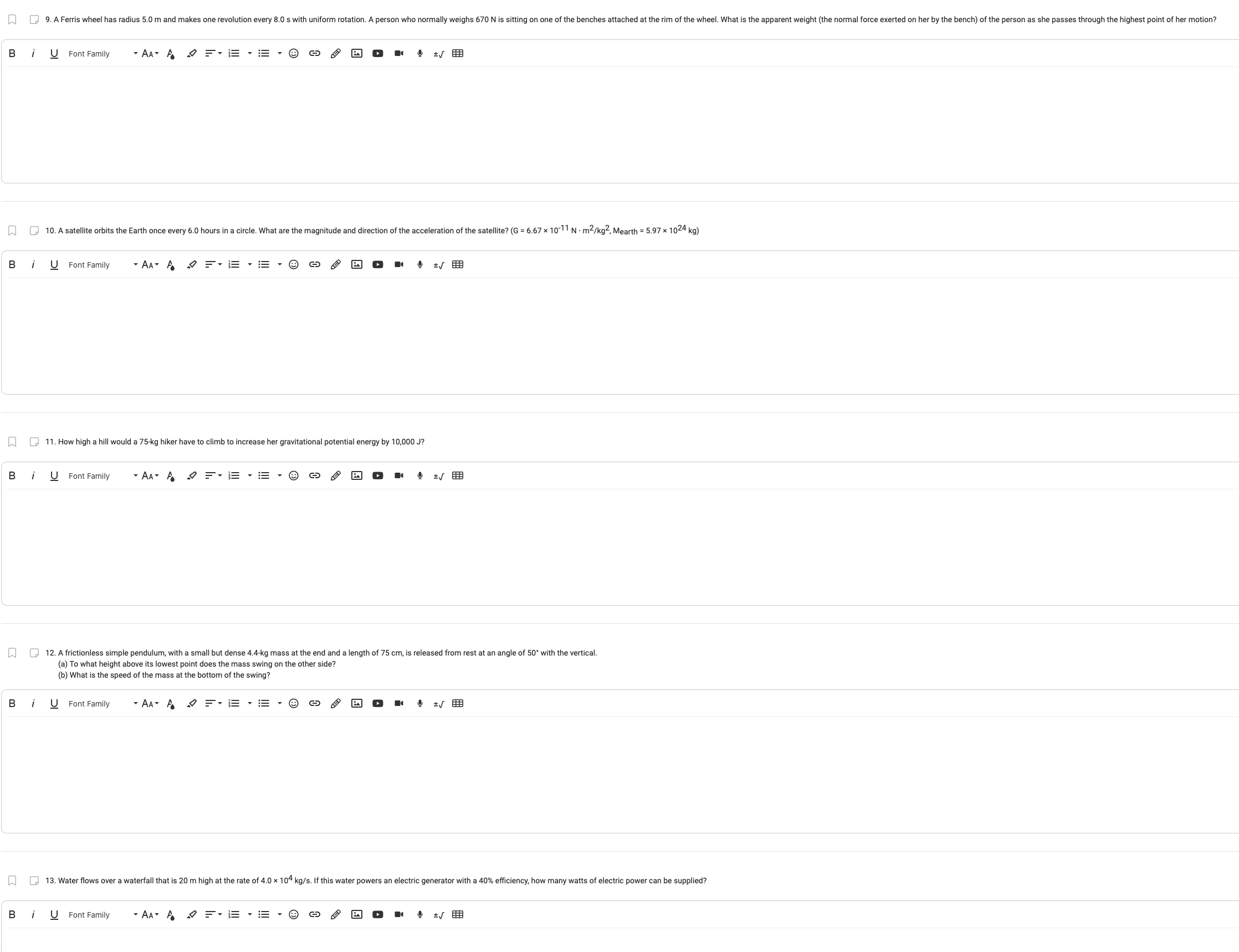 its stopping distance? B i U Font Family VX (mV/s) 2. The