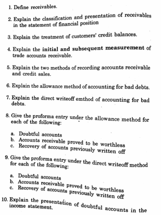 For reference in explanation, use the Intermediate Accounting Volume 1 of Conrado