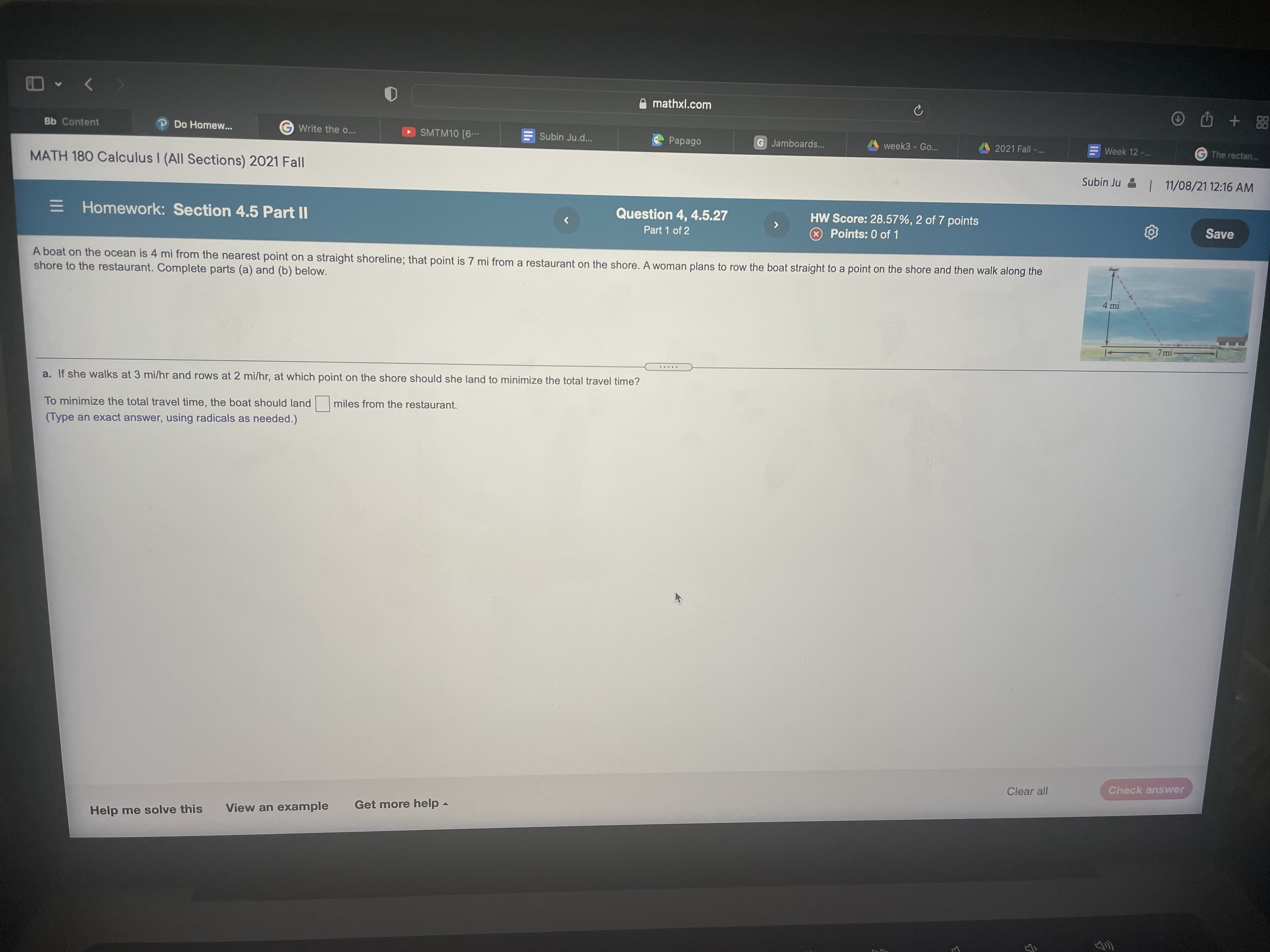  mathxl.com C + 88 Bb Content P Do Homew... G Write
