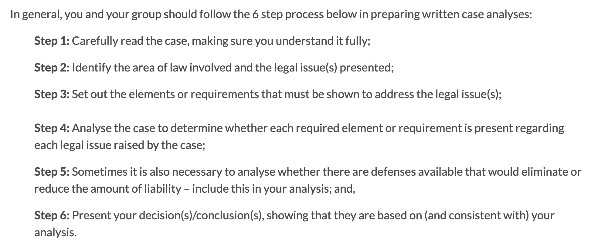 Situations for Discussion, No. 5 @ p. 55 (Chapter 2) of the