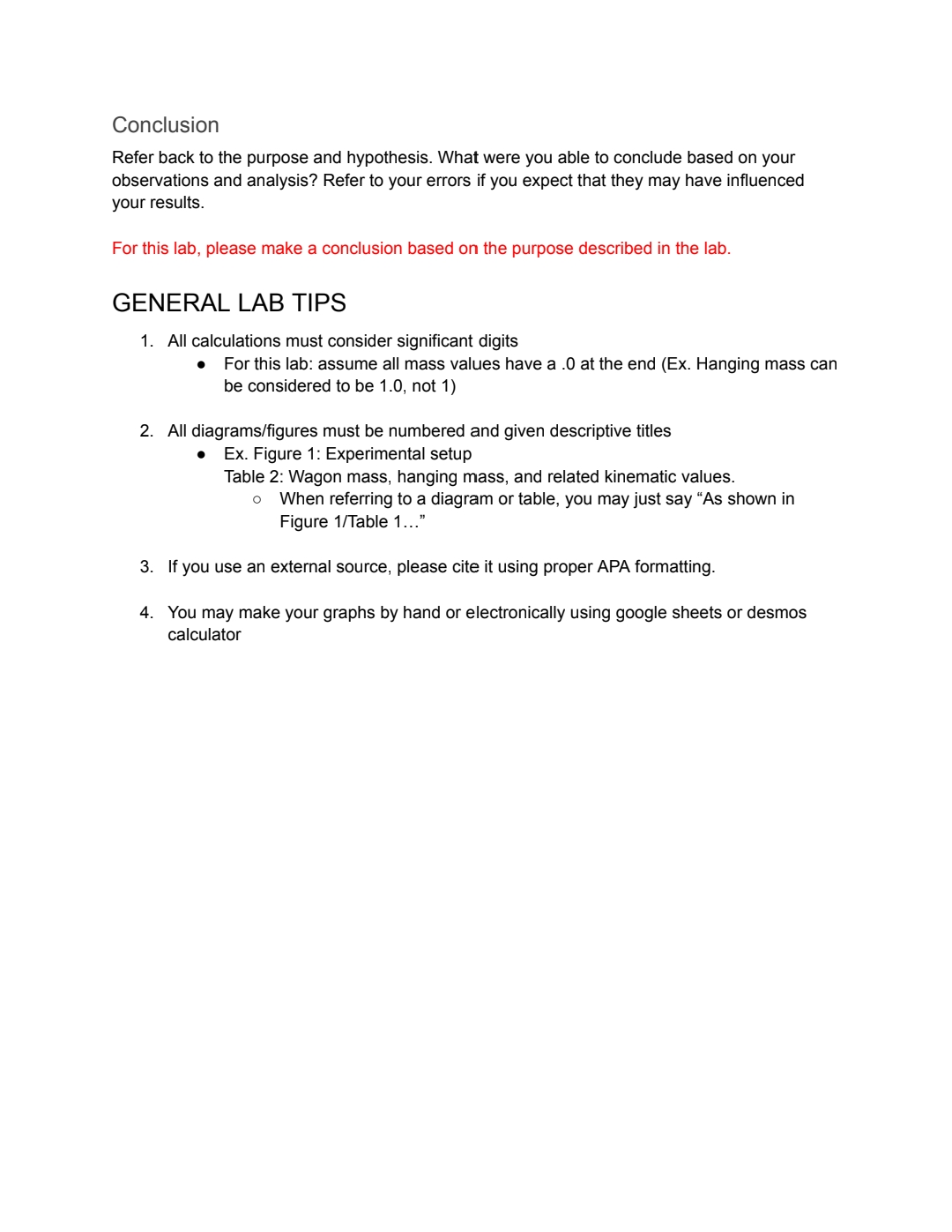 Analysis for part 1 and 2, the Error Analysis, and the Conclusion.You