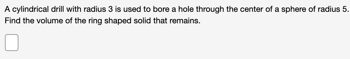 a sphere of radius 7. C] Find the volume of the ellipsoid