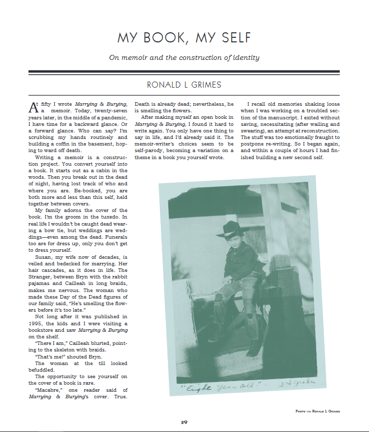 own work from this semester, you will develop what is often referred