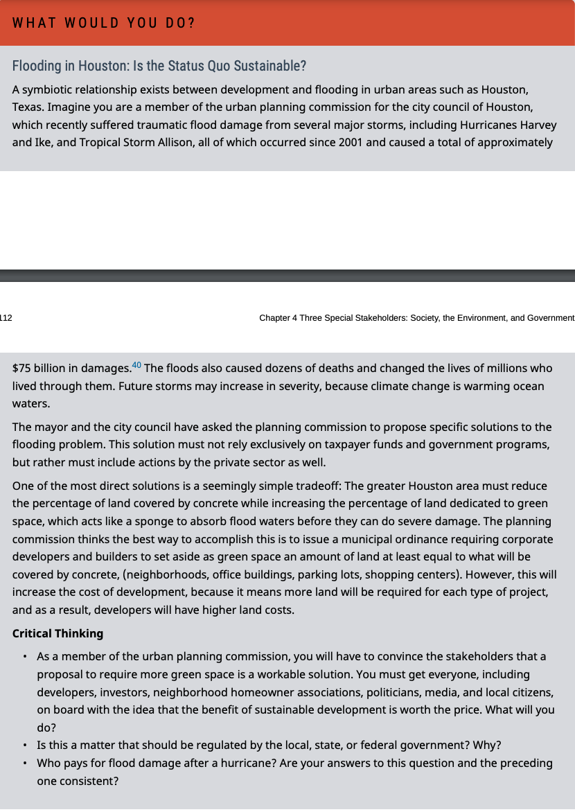 section in the text on the page below, then answer the below