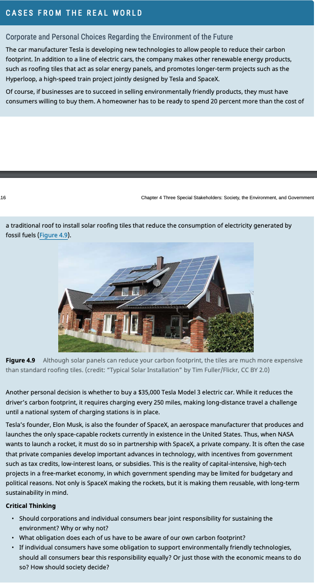 two opposing views about how businesses, and large publicly held corporations in