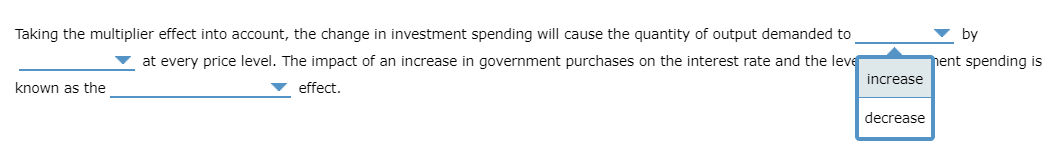 that the government increases its purchases by $3 billion. Use the green