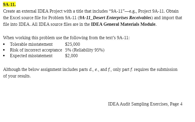 \"9A11\"e.g., Project PIAll. l[Ilbtaiu the Excel source fe for Problem 915111 (PAlLesert