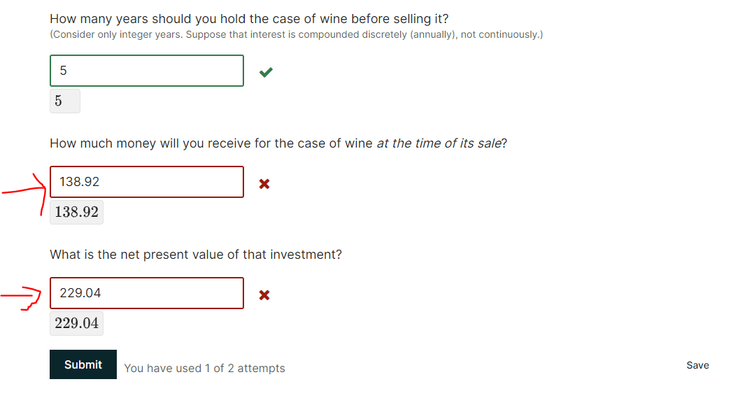 Request: Please correct only the wrong answers here: In lecture, Professor