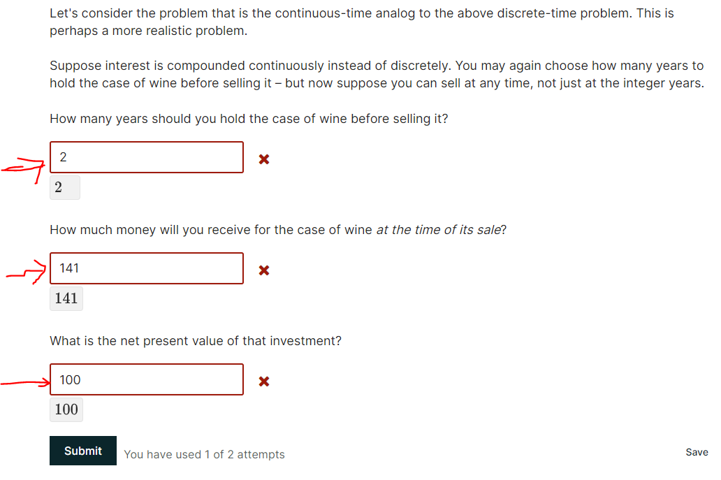 rate, and t is the term of the contract [often in years).