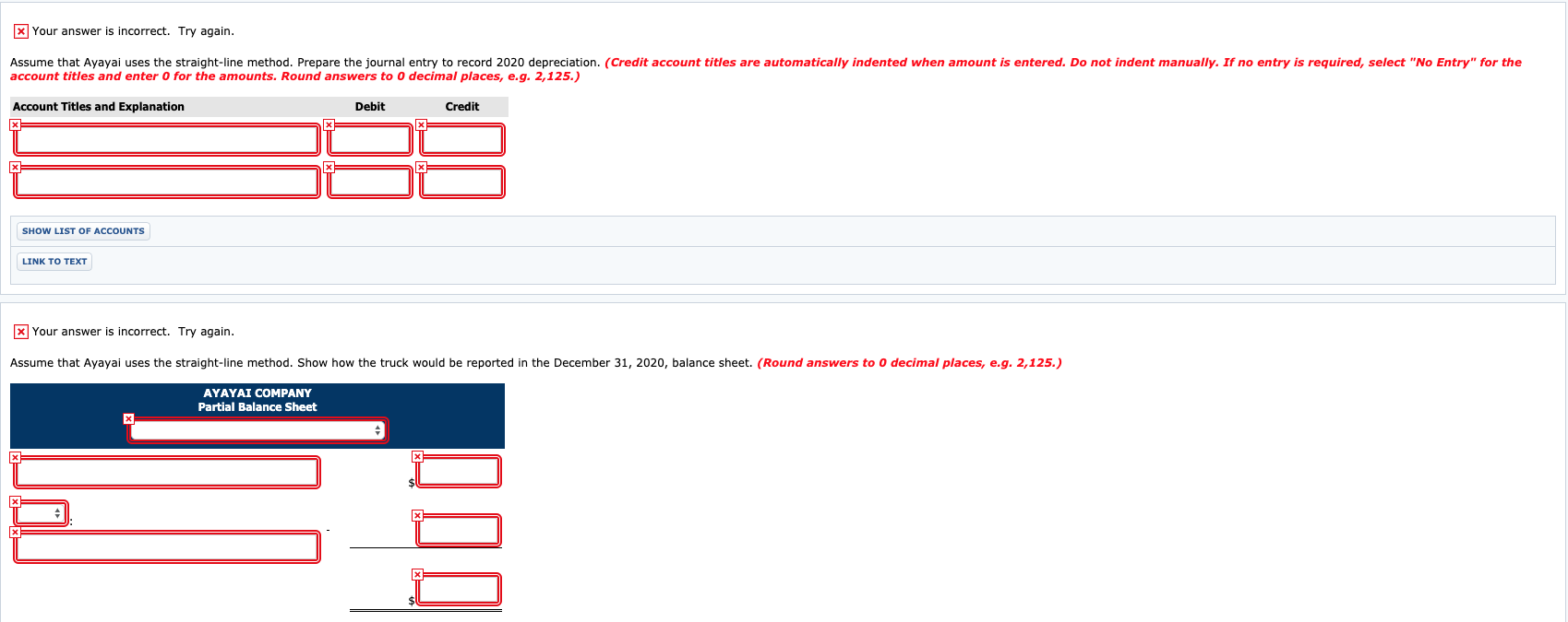 truck has an expected salvage value of $2,200, and is expected to