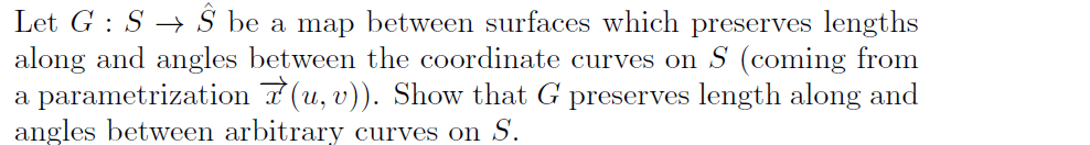 Advanced physics Let G\" : S > S be a map between