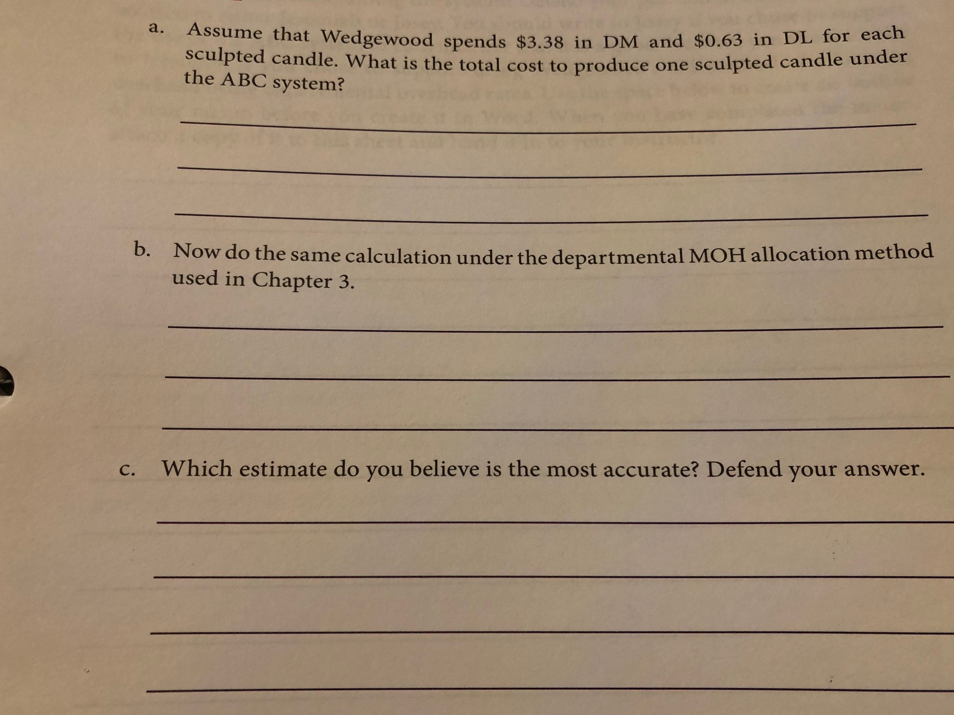 5% 100% Cleaning supplies 100% 100% Shipping costs 100% 100% 5 Rent