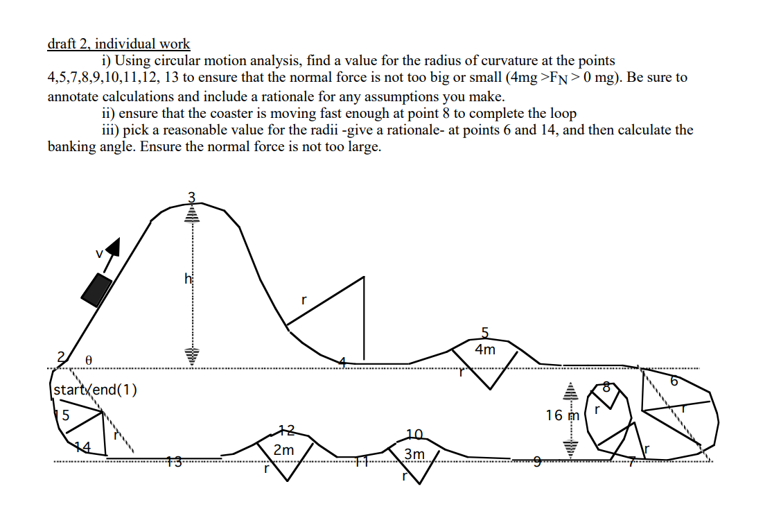draft 2 individual work i) Using circular motion analysis, nd a