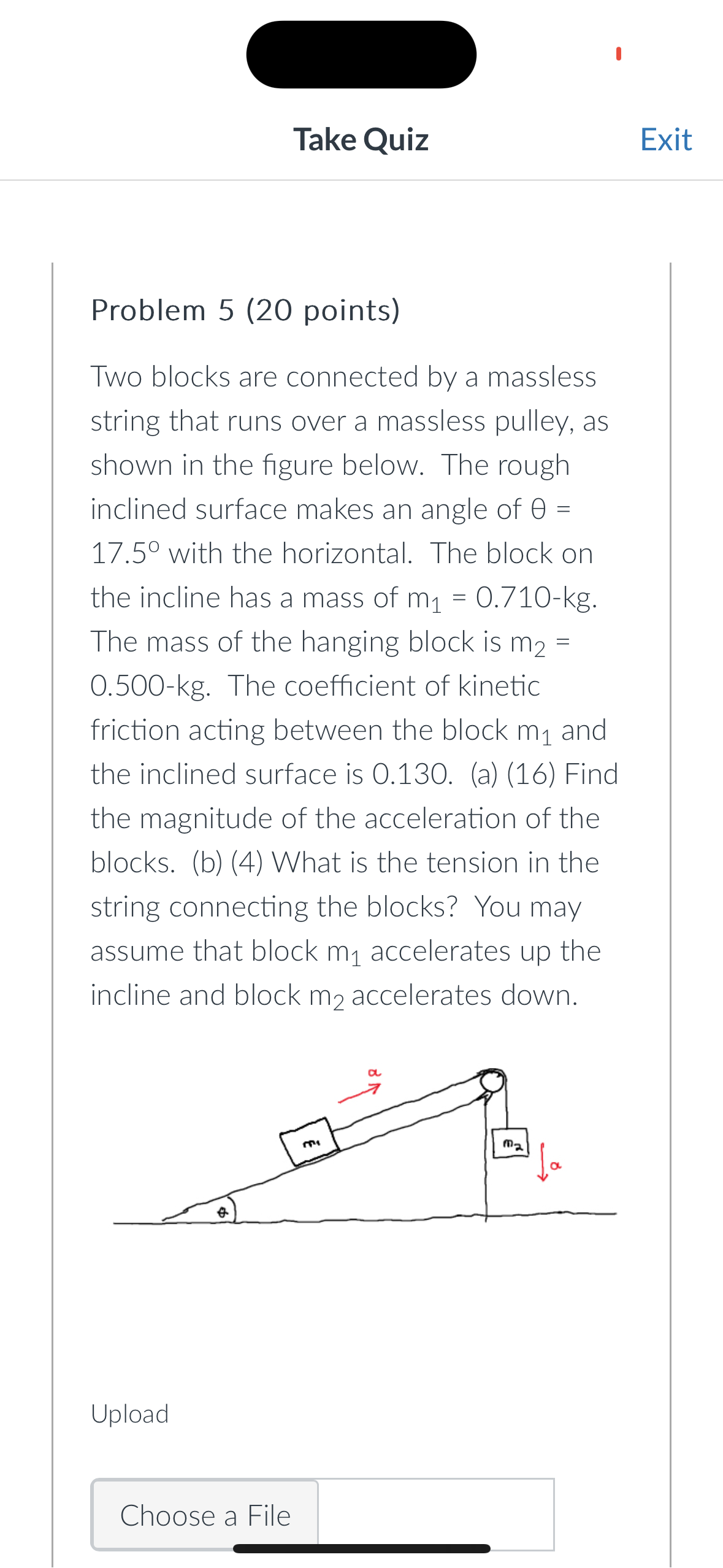 0.0851. The sledge is dragged at a constant acceleration of 0.328 m/s2.