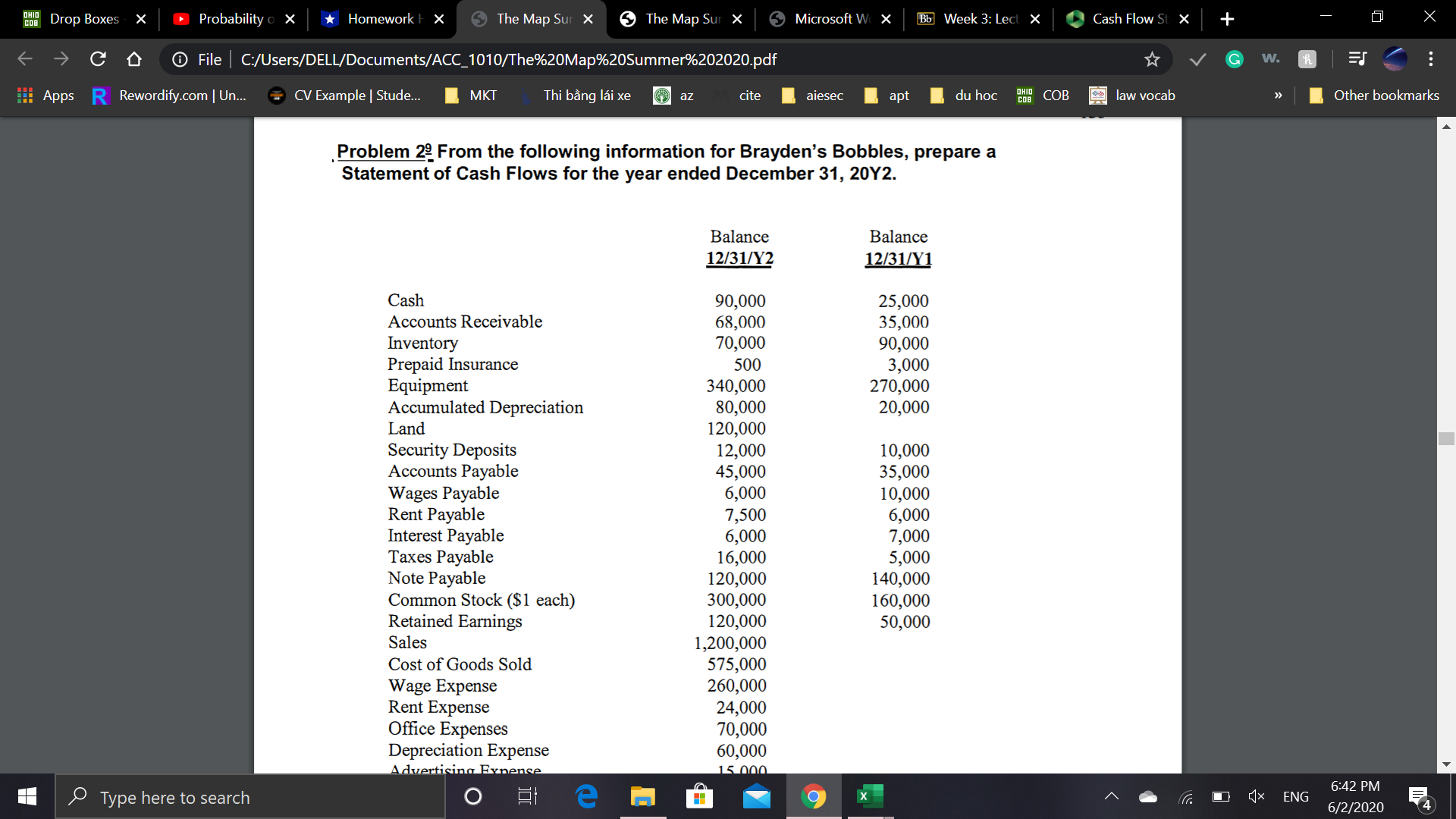 - X Probability o X Homework | X The Map Sur X