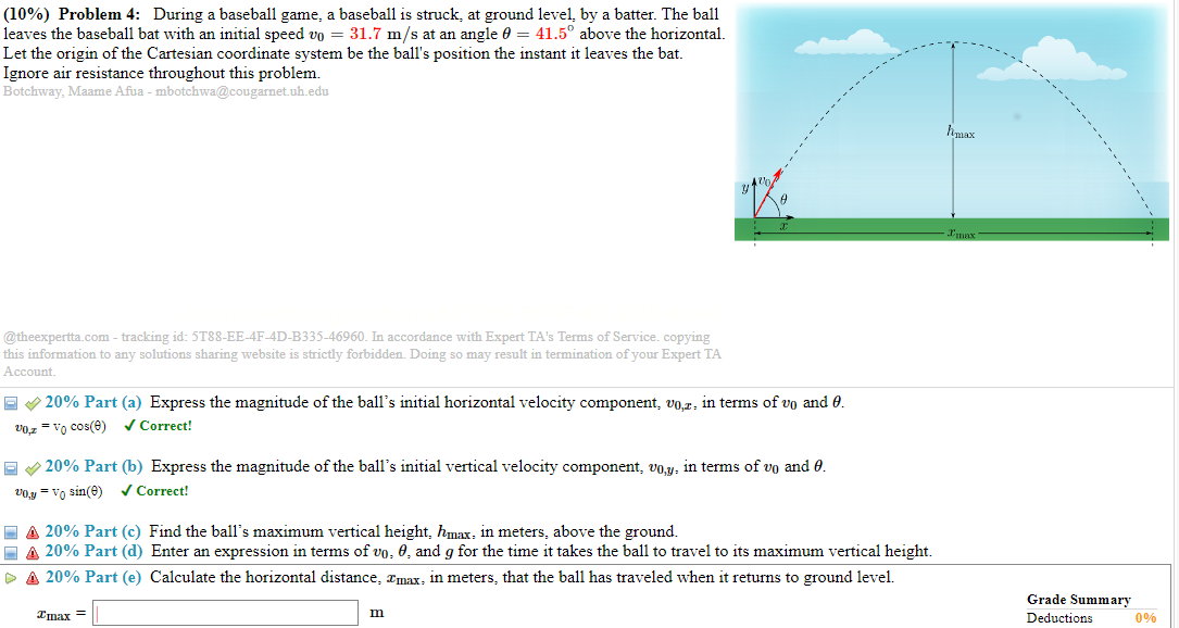at ground level= by a batter. The ball leaves the baseball bat
