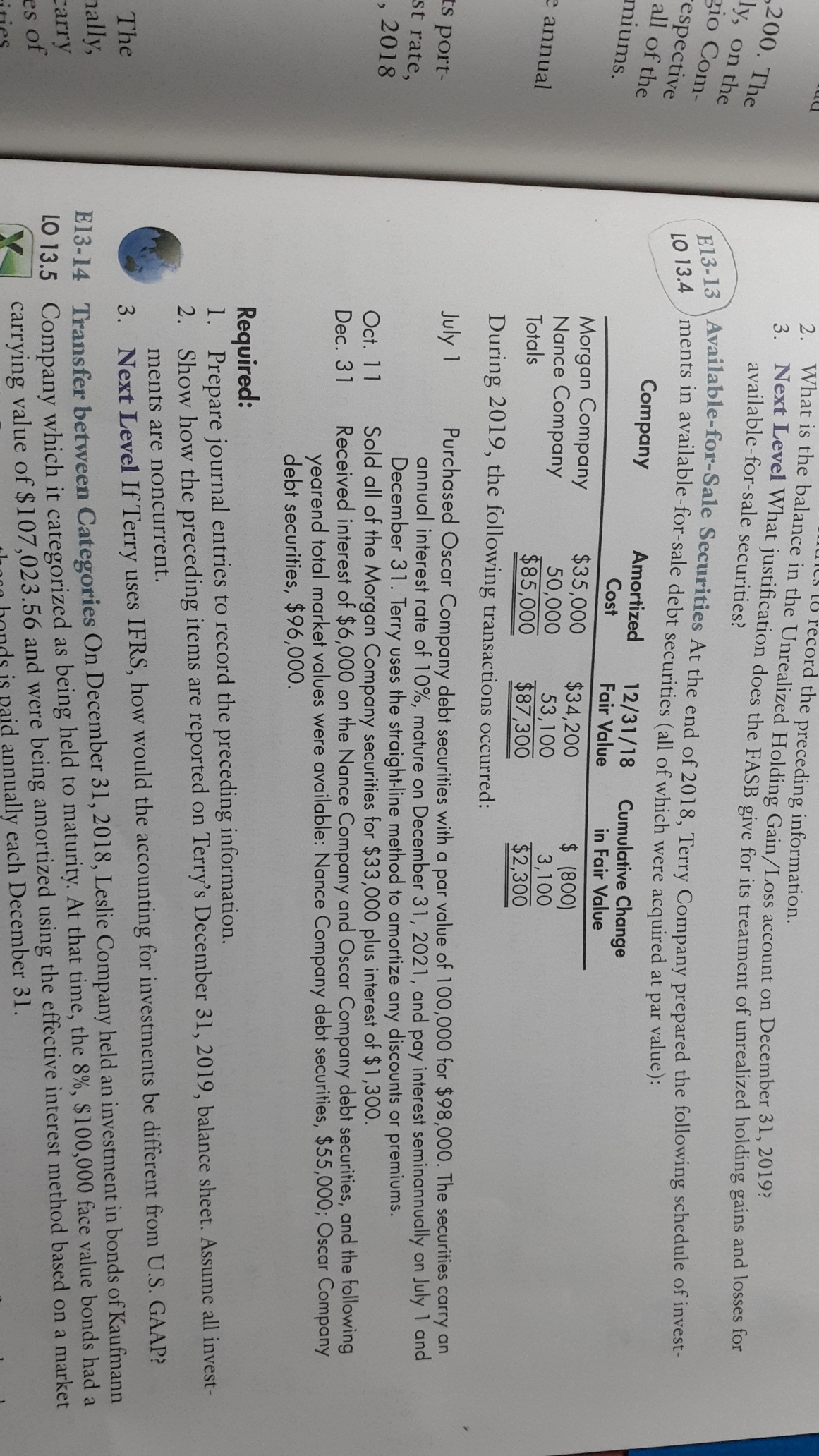 Please answer to question E13-131.2.3.Thank you ci ecord the preceding information. What