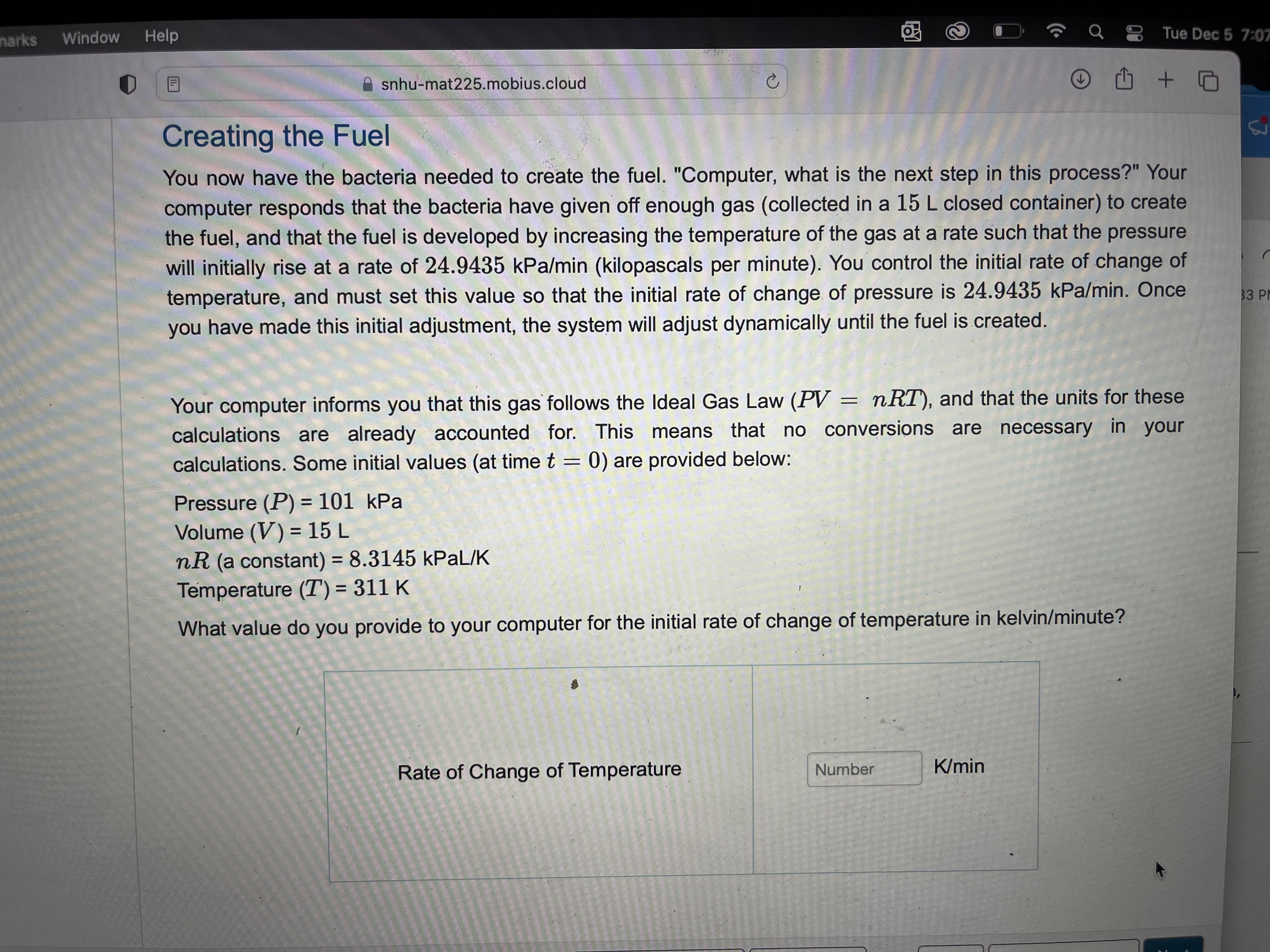  marks Window Help Q Tue Dec 5 7:07 0 snhu-mat225.mobius.cloud 1