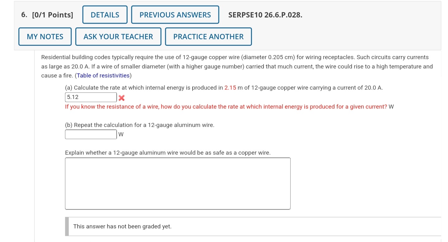 DETAILS PREVIOUS ANSWERS SERPS1O 26.6.P.028. MY NOTES ASK YOUR TEACHER PRACTICE ANOTHER
