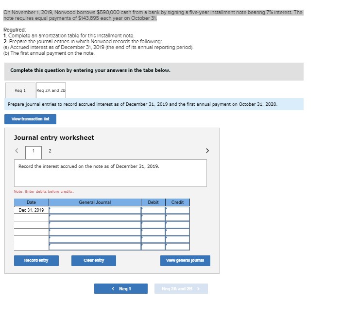  Can you please help with this problem? On November 1, 2019,