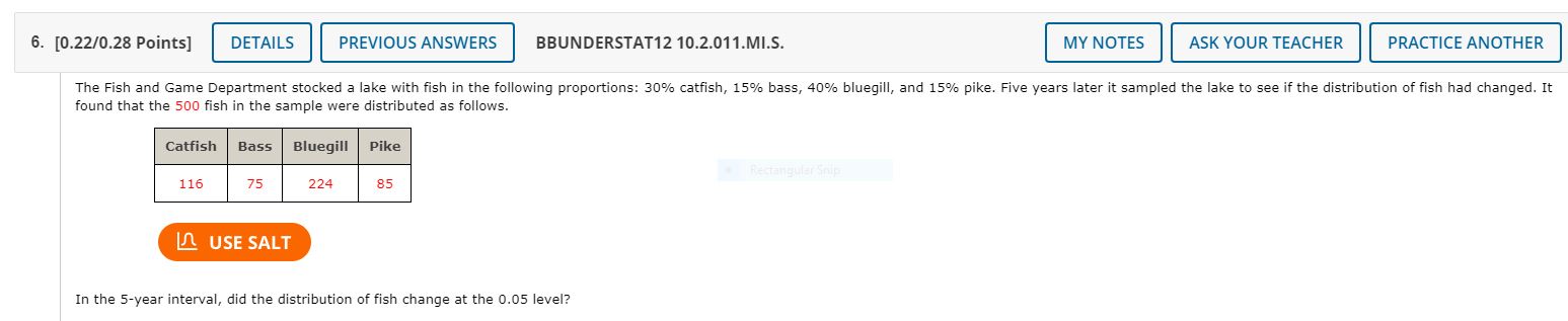 43 64 34 48 4B l USE SALT Do these data indicate