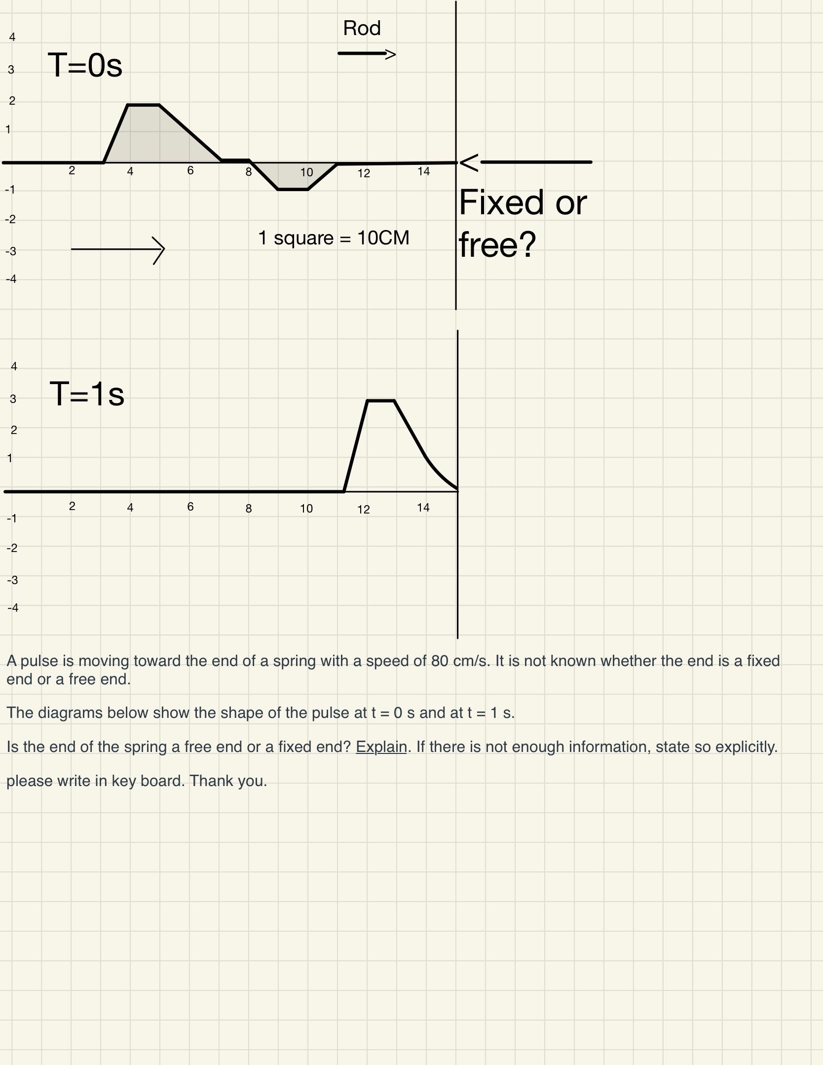 1 square = 100M free? A pulse is moving toward the