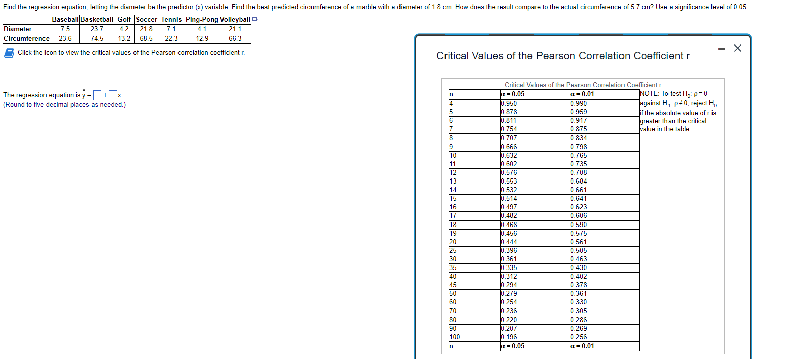452 cm is beyond the scope of The sample diameters, the predicted