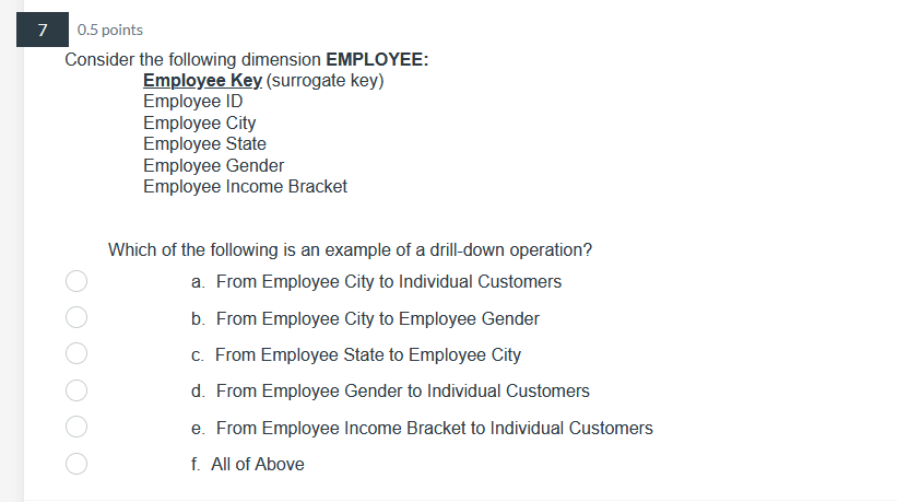 page24 0.5 points Data Quality includes: a. Data is defined in terms