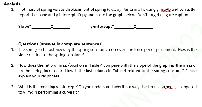 & Micrometer" handouts. THIS DOCUMENT MUST BE TYPED OUT DO NOT WRITE