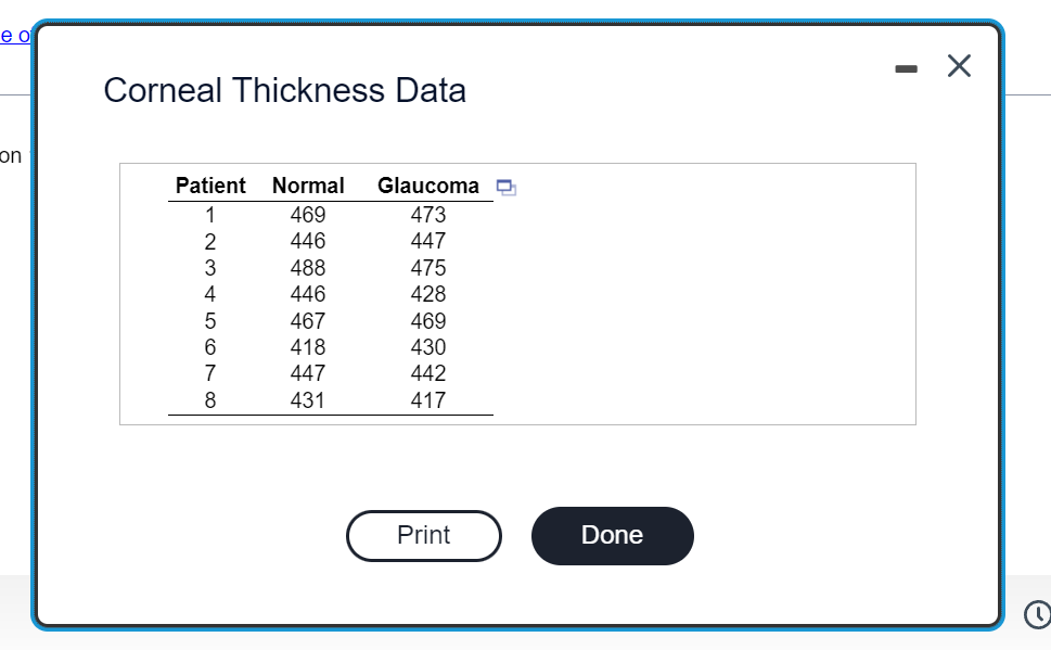 use of a paired t-test is reasonable. At the 5% signicance level,