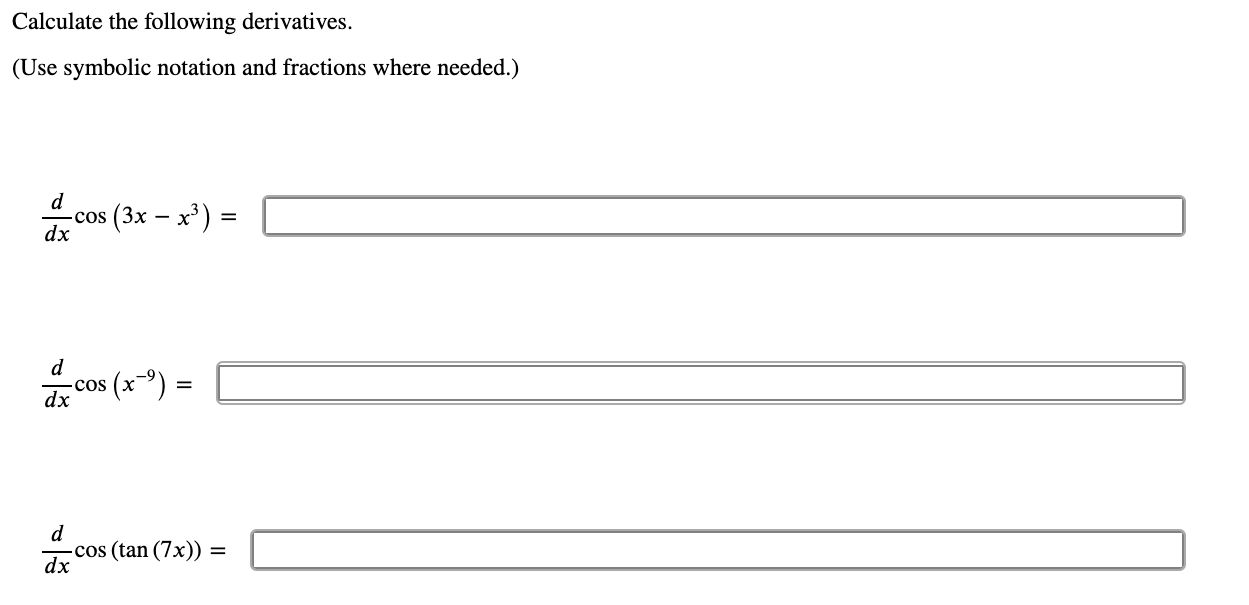Power Rule to compute the derivative. 2 s y = (4 7x