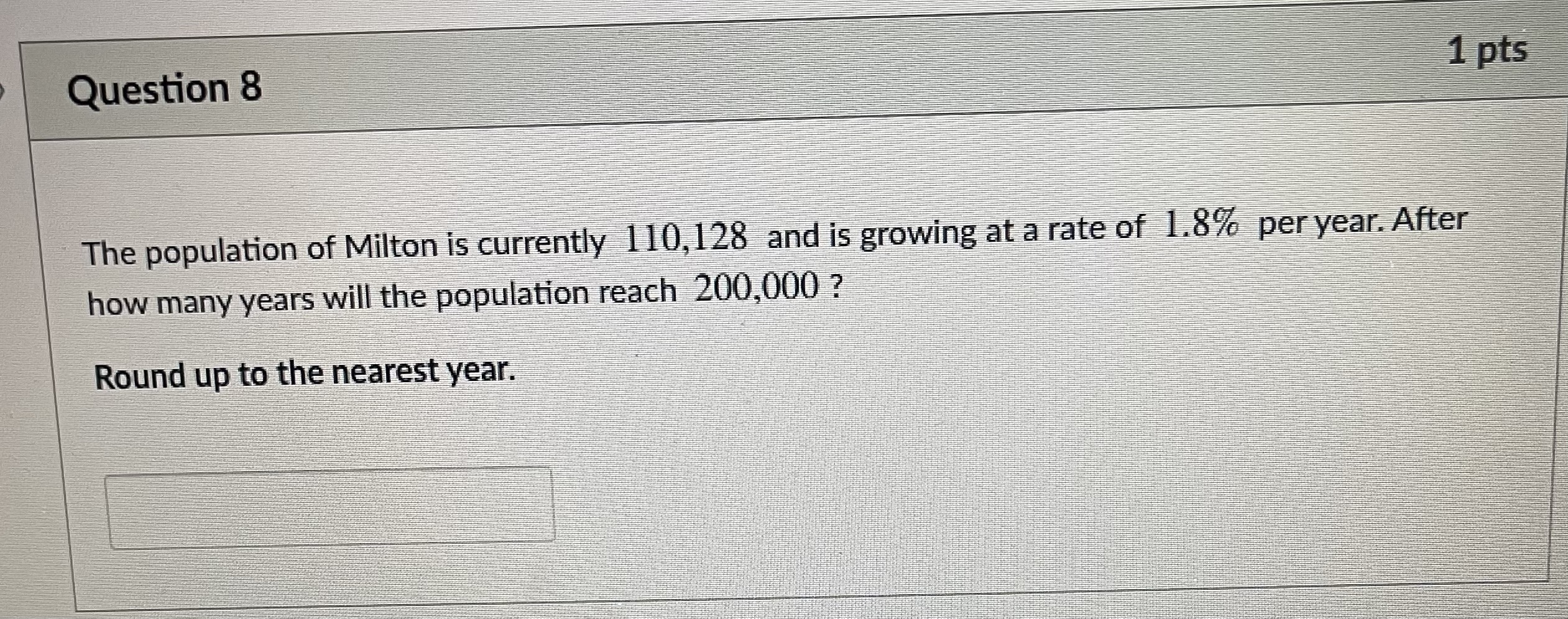 co ) . Domain: R : Range: (1 , co) .Question 3