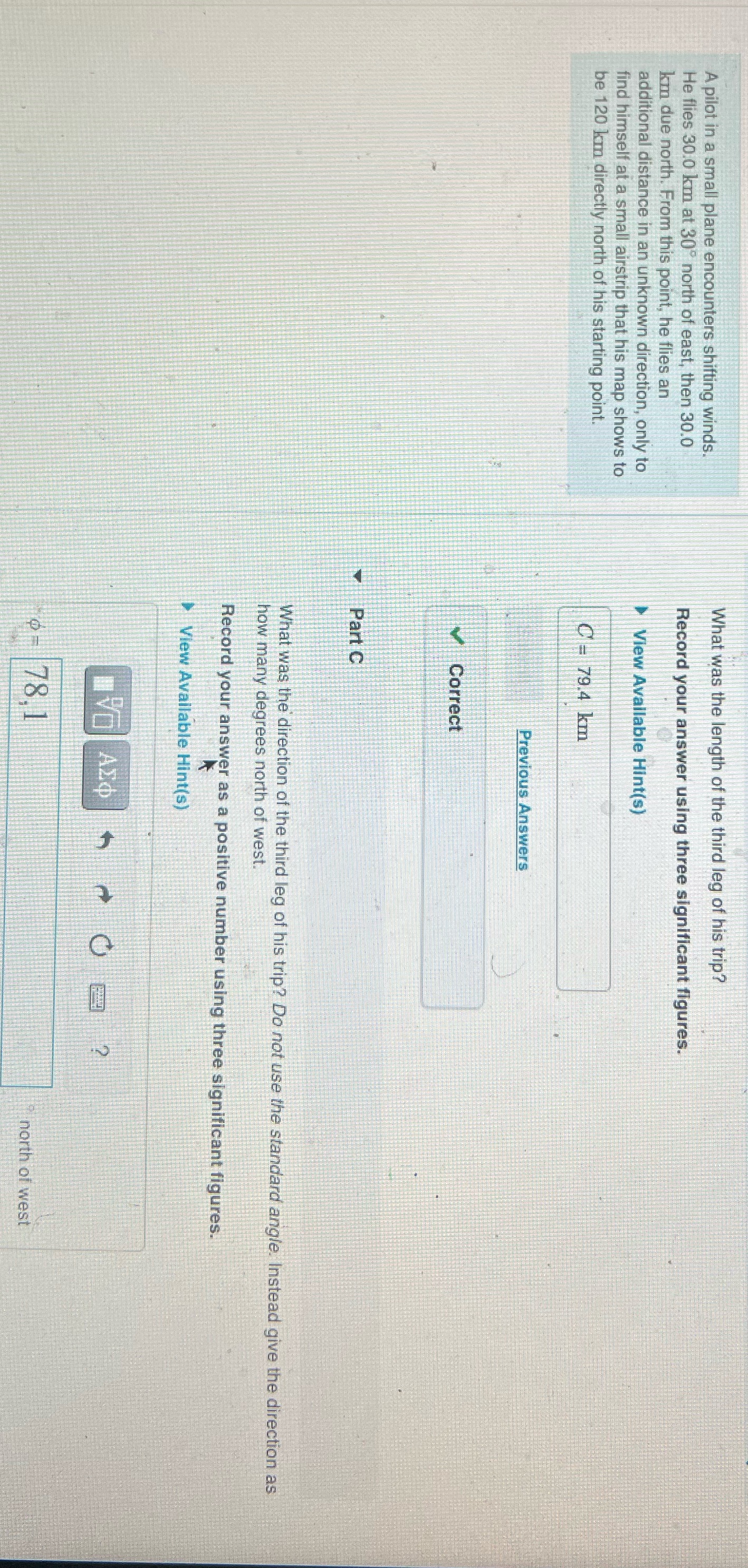 Will you please answer part c? I am having a lot of