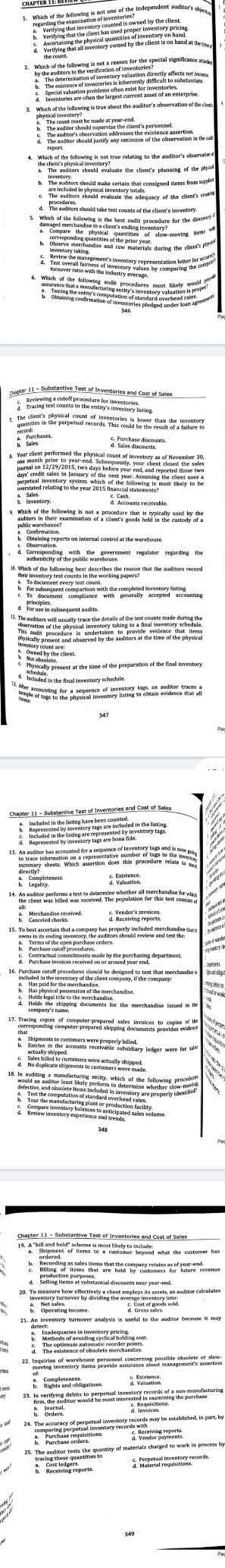 hello. can someone help me answer these multiple questions. thank you. CHAPTER