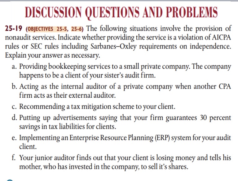 Can you explain this question DISCUSSION QUESTIONS AND PROBLEMS 25-I9 {memes 15-5.