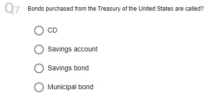treasury bond O treasury promise O treasury noteQ9 A_ is a time