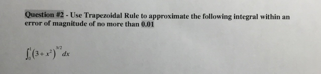 an error of magnitude of no more than 0.01 3/2 1. (