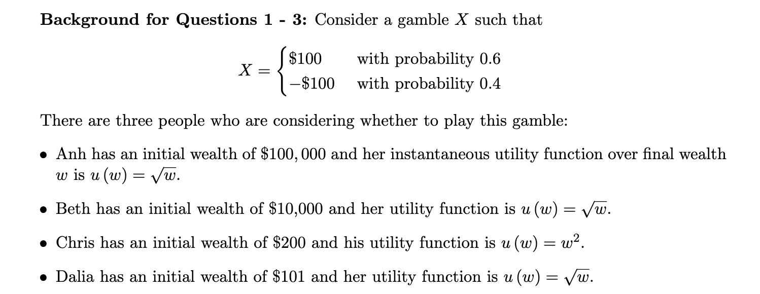 a higher willingness to pay for the lottery? (a) They have the