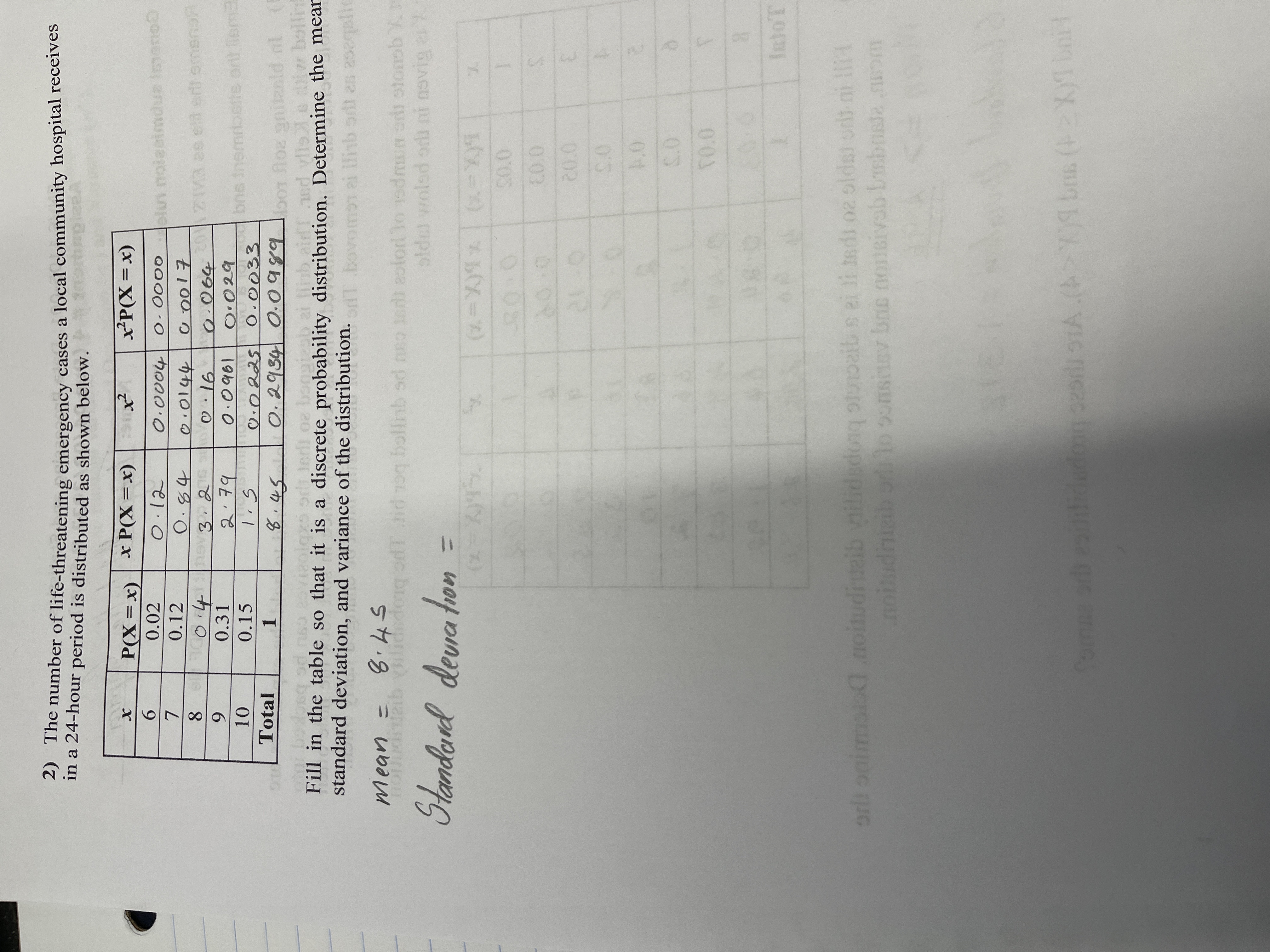 Compute the following probabilities P( X 2 3) = P ( X