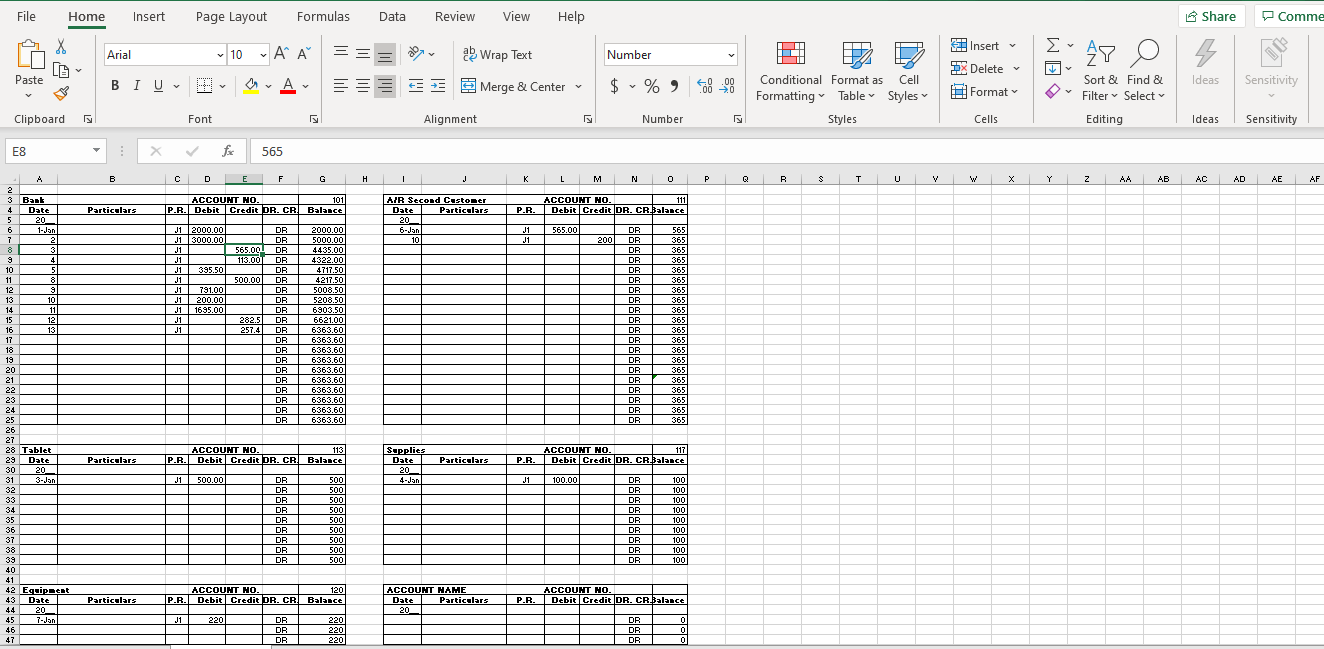 Can you help me input this into an income statement? File