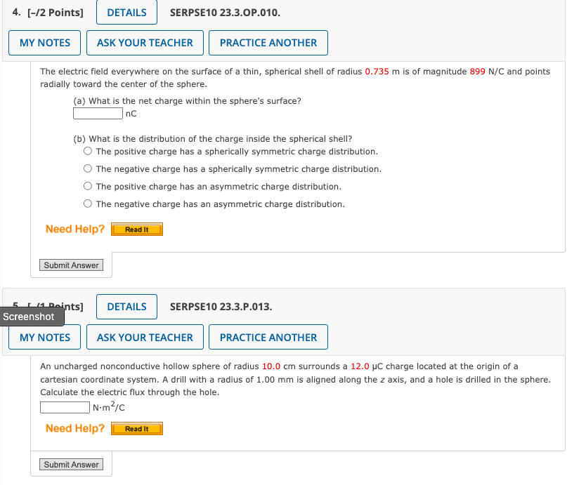 shown in the figure below. The two charges on the right are