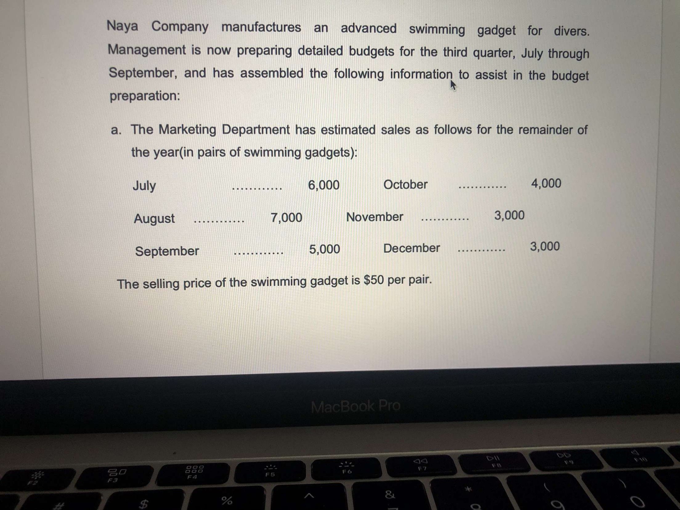 help please? b. All sales are on account. Based on past